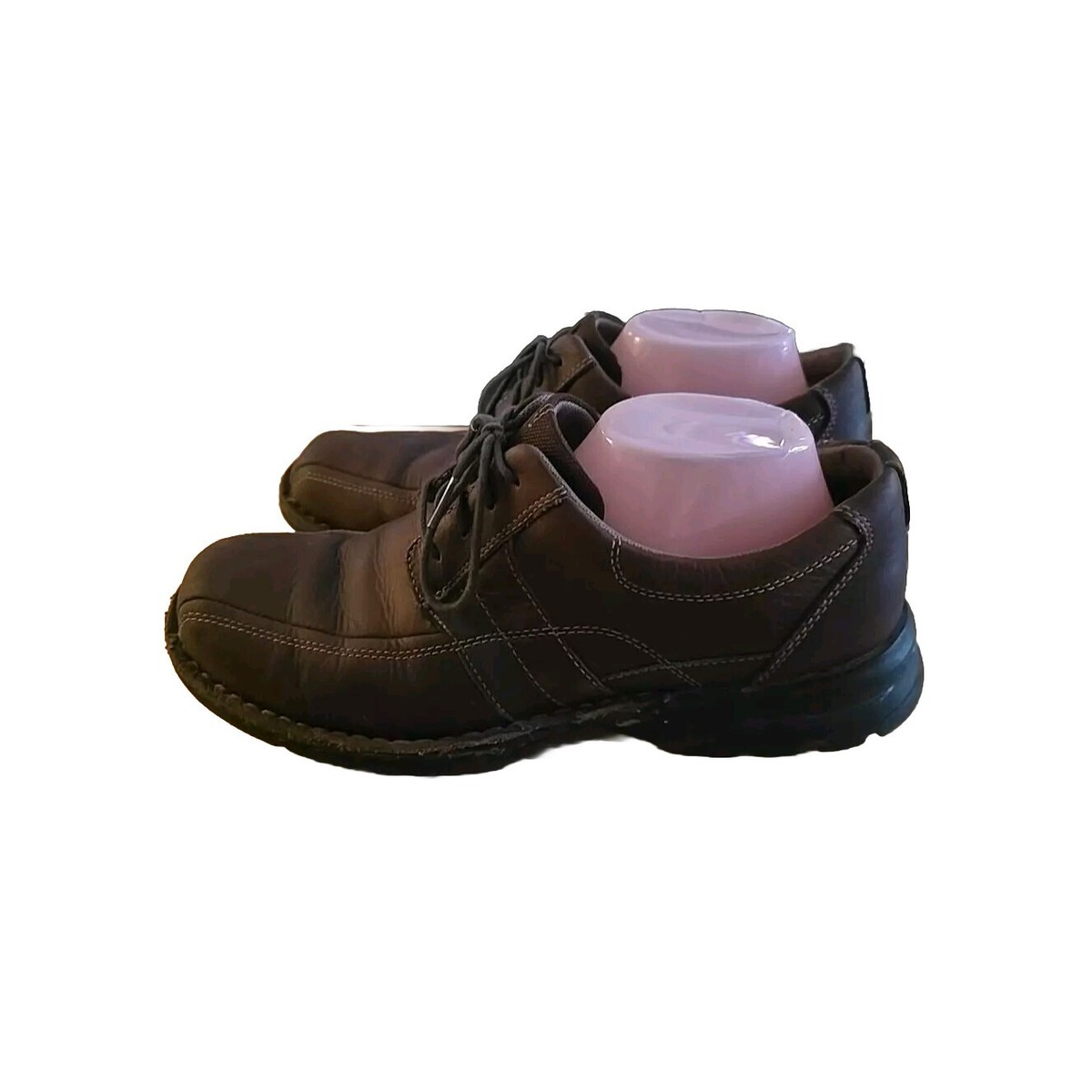 Clarks Espace 86235 Brown Leather Lace Up Oxford Casual  display picture 1
