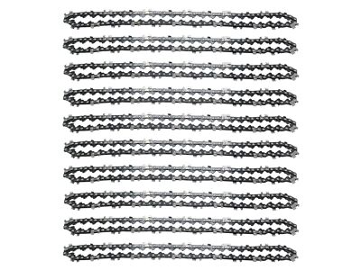 SECURA 10x Sägeketten VM 3/8'' 55TG 1,3mm 40cm passend für Motorsäge Kettensäge 