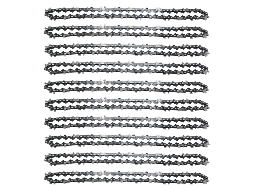 SECURA 10x Sägeketten VM 3/8" 55TG 1,3mm 40cm passend für Motorsäge Kettensäge