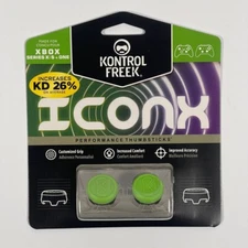 KontrolFreek Icon X Green Performance Thumbsticks for Xbox Series S/X, Xbox One