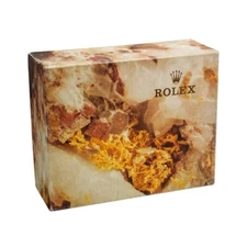 Collectible Rolex BOX parts Green leather Watch Boxset Storage Mens 67.00.08