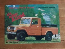 DAIHATSU Wildcat Pickup F55 P Diesel - PROSPEKTBLATT (70/80iger)