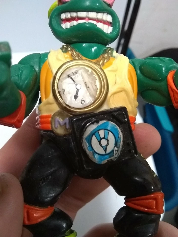 Figura de acción TMNT Rappin Mike 1991 (FC93-4-R) Foto 4 de 4