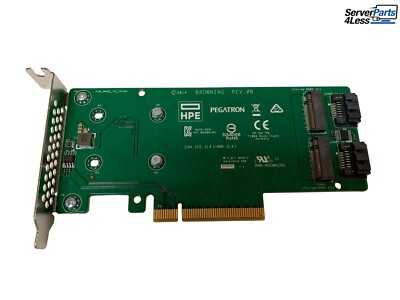 HPE 759505-001 SATA M.2 Dual Drive PCIe Riser Card 759238-001