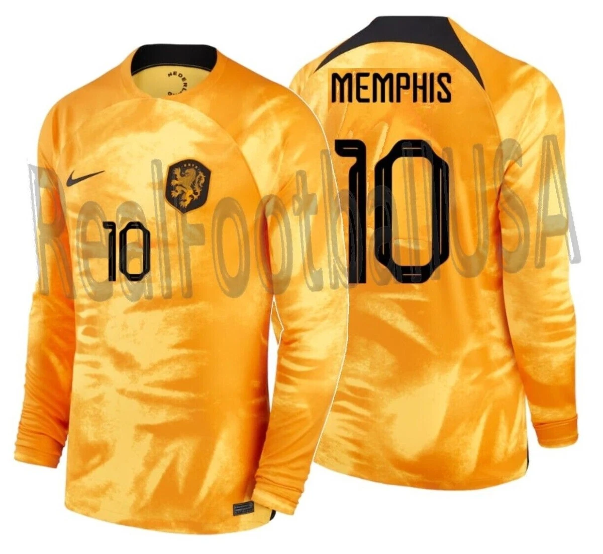 Nike Men's Nike Memphis Depay Orange Netherlands National Team