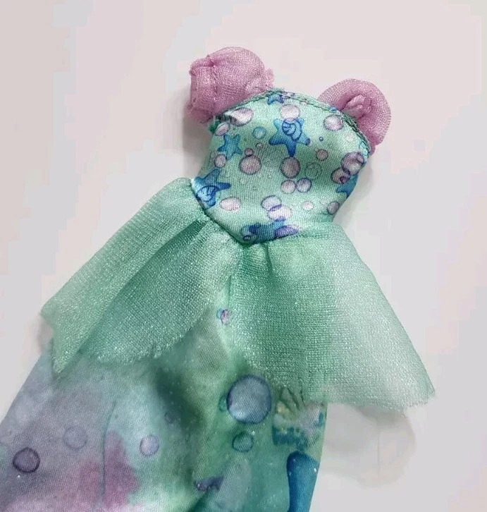 ROPA MUÑECA HASBRO DISNEY LA SIRENITA ARIEL VERDE BRILLANTE PÚRPURA Foto 2 de 4