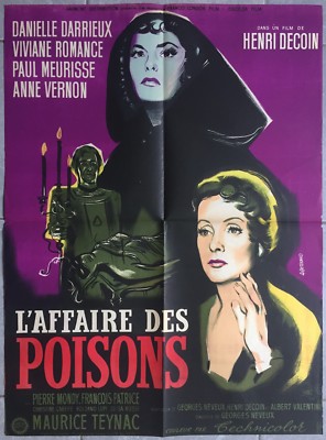 Poster The Poison Affair Decoin Danielle Darrieux Vivane Romance 60X80Cm