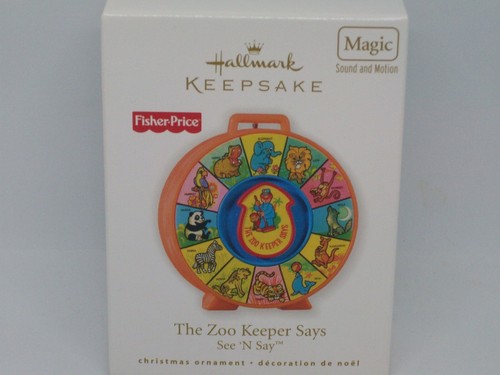 Hallmark 2010 The Zookeeper Says - See 'n' Say - Fisher-Price - NISDB - Picture 3 of 19