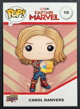 Carol Danvers 2023 Marvel Funko Upper Deck Card #18 (NM)