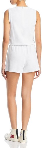 WAYF WHITE Women's Terry Short Romper, US X-Large - Picture 2 of 2