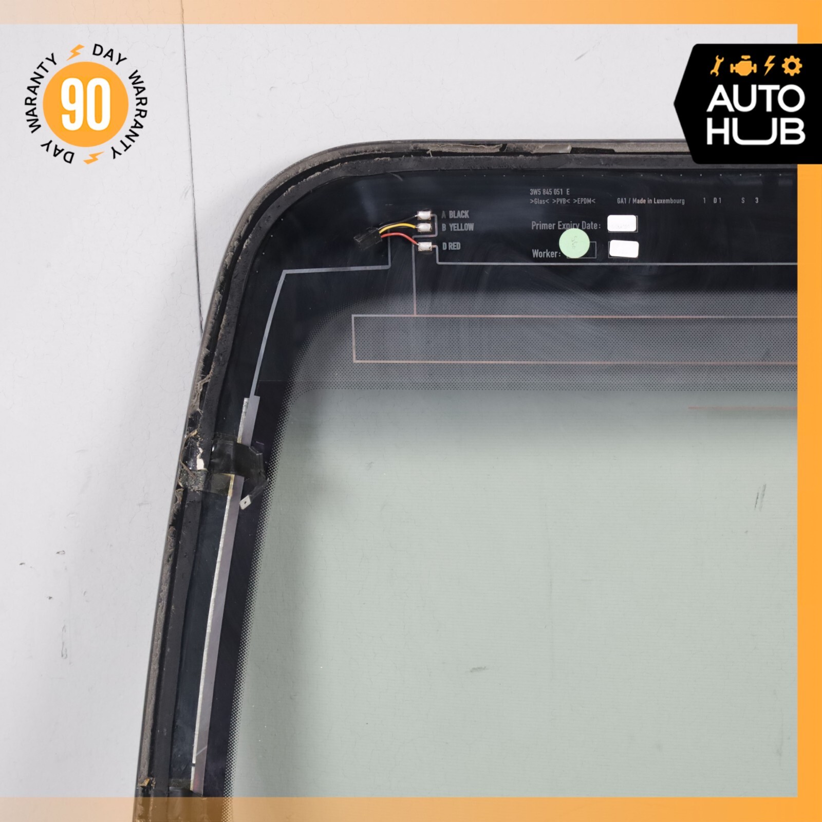 06-13 Bentley Continental Flying Spur Rear Windshield Wind Shield Glass OEM 76k