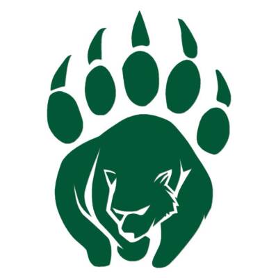Bear Paw Track, Vinyl Decal Sticker, Multiple Colors & Sizes #7138