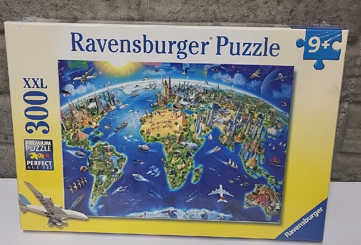 Puzzle 150 pièces - Carte Monde - Ravensburger