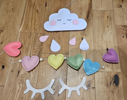 ARCOBALENO cuore asilo nido neonati camera da letto bambini decorazione casa decorazione parete