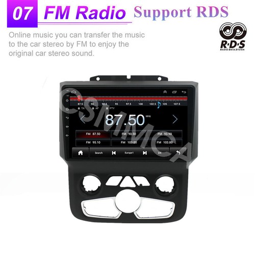 9in Car Radio Player Mirror Link Cam Fit For Dodge RAM 5500 2013-2018 Auto A/C - Picture 16 of 24