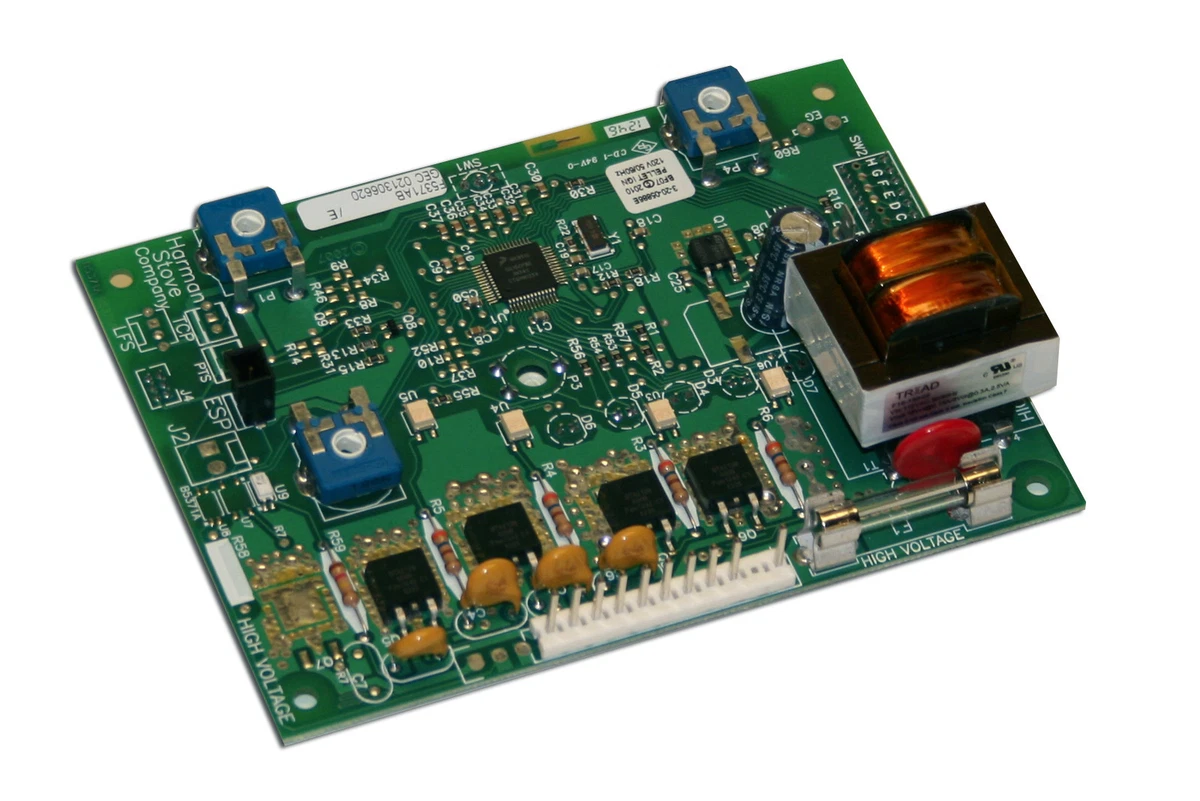 Harman Fireplace Insert 4 Output Control Board, 52I, P35i, Accentra Insert,  OEM | eBay