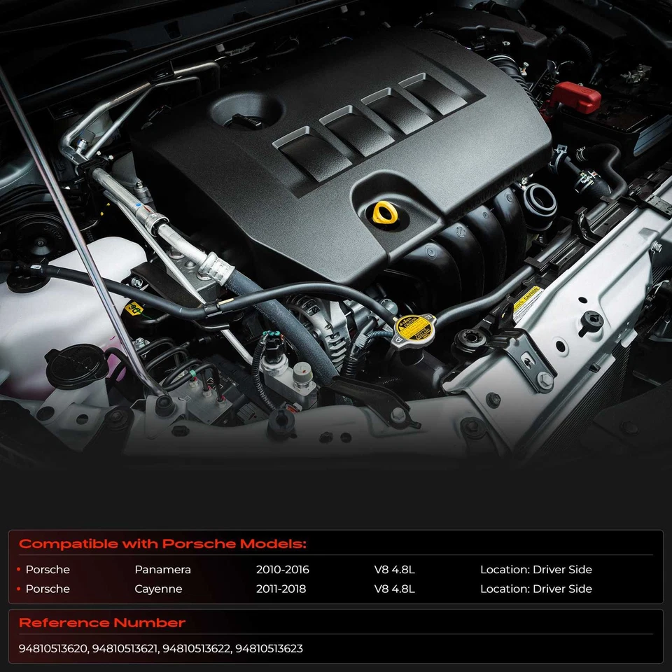 Крышка клапана двигателя со стороны водителя для Porsche Cayenne 2011-2018 Panamera 2010-2016 - Изображение 2 из 4