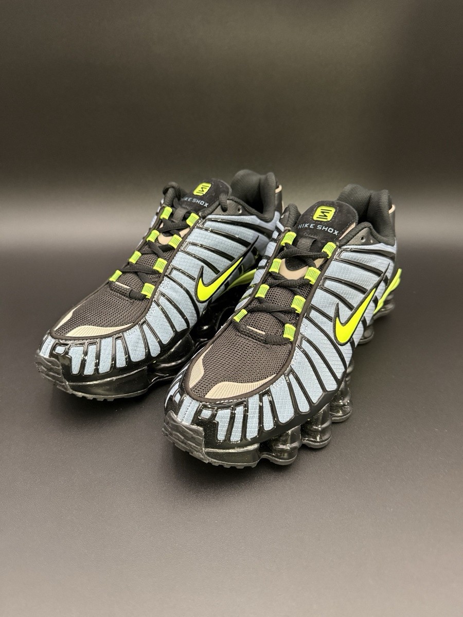Nike Shox TL Shoes Thunderstorm Black Volt CI7692-400 Men's Sizes