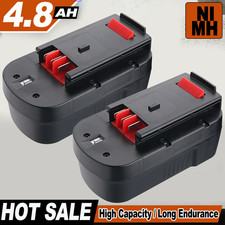 2Pack 18V for Black and Decker HPB18 18 Volt 4.8Ah Battery HPB18-OPE 244760-00A