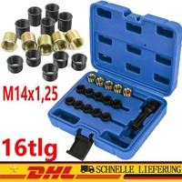 Gewindereparatur Set M14 X 1,25 ZüNdkerzen Reparatur Satz Gewinde Gewindebohrer