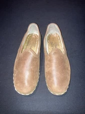 Sabah Men's EU 42 US 9 Fort Worth Brown Leather Loafer Hand Made in Turkey