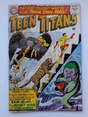 Teen Titans 1 1st Issue Key Silver Age Nick Cardy Cover 1966 Low Grade