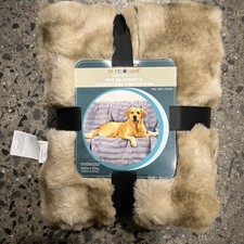 BRENTWOOF OVERSIZED WATERPROOF BLANKET FURNITURE DOG PET PROTECTOR TAN 60" X 70"