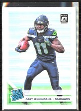 2019 Donruss Optic SILVER Prizm RATED ROOKIE #184 Gary Jennings Jr Seahawks!