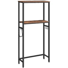 Over The Toilet Storage, 2-Tier Bathroom Organizer Over Toilet, Freestanding ...