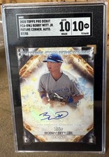 BOBBY WITT JR. ROOKIE AUTO 2020 Topps Pro Debut Future Cornerstones #/85 SGC 10