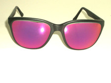VINTAGE B L RAY-BAN FRANCE MATTE-BLACK IRIDIUM MIRROR CATS 2000 SKI SUNGLASSES
