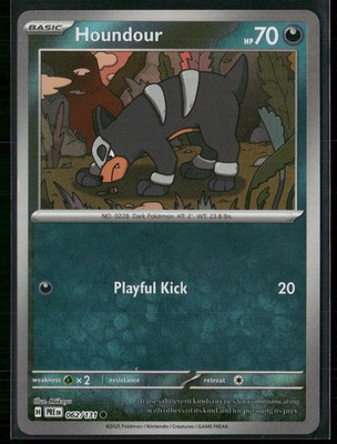 Houndour #62/131 2025 Prismatic Evolutions Pokeball