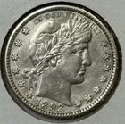 1892-O Barber Quarter ** LH3307 ** First Year