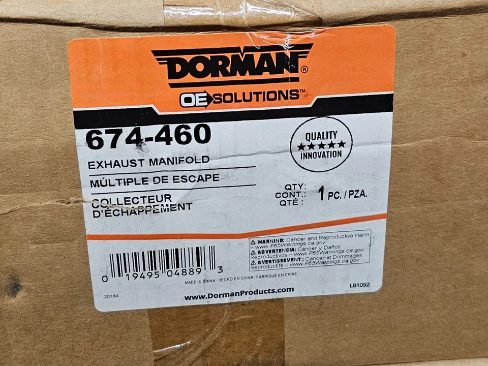 Colector de escape natural de hierro fundido Dorman 674-460 para Ford 99-04 Ford Expedition Foto 2 de 4