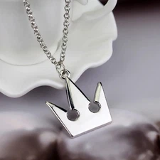 Brand New! Kingdom Hearts Sora's Crown Necklace - Chain & Metal Pendant