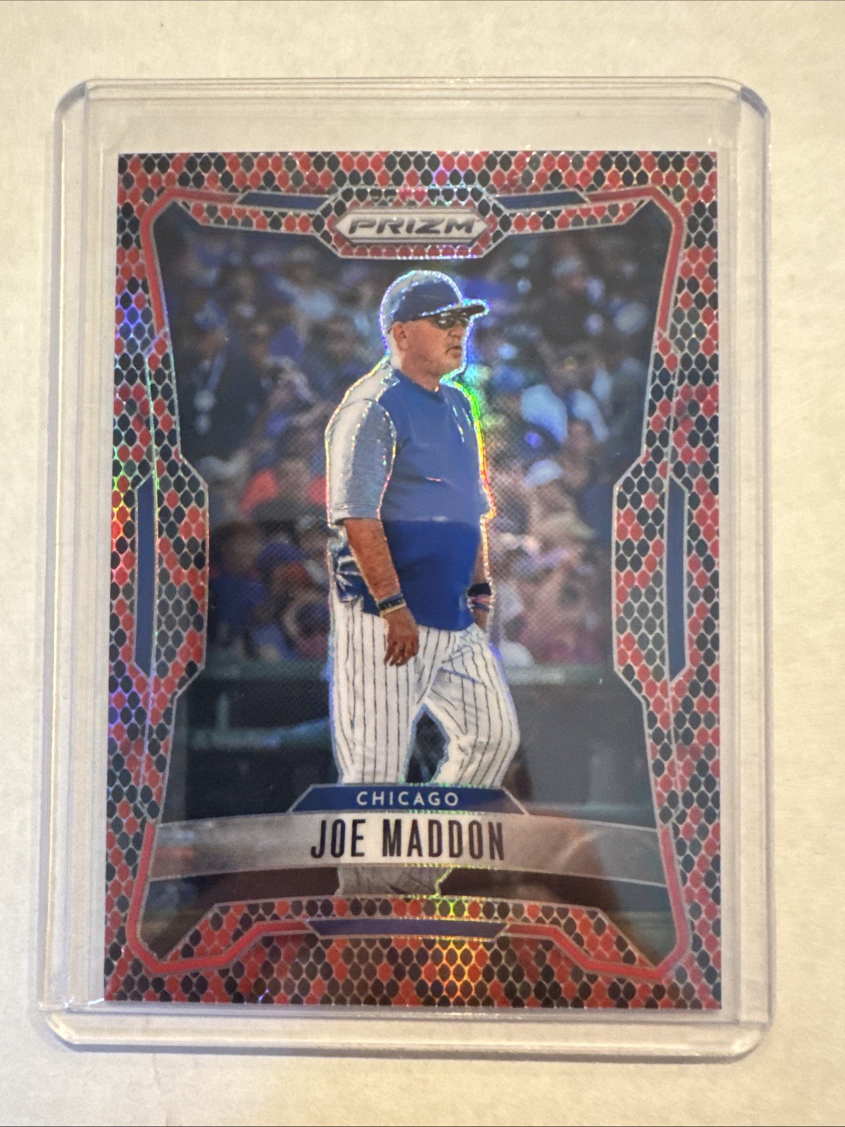 2026 Panini Prizm Baseball Joe Maddon Snakeskin Prizm SP #65 Chicago Cubs MLB 