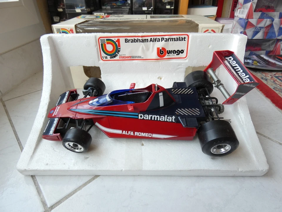 Brabham BT46A Alfa Romeo Lauda #1 Parmalat 1978 2103 1/14 Bburago F1 Difetto - Immagine 3 di 4