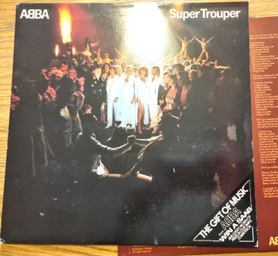 ABBA - Super Trouper Original 1980 Epic Records Vinyl LP Album Europop