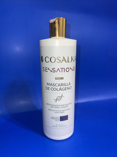 Progressive Cosalka Keratin System Anti Frizz Colageno Mascara Paso 2