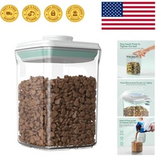 Keep Treats Fresh: 1.3 Qt Airtight Container for Dogs and Cats - Stackable