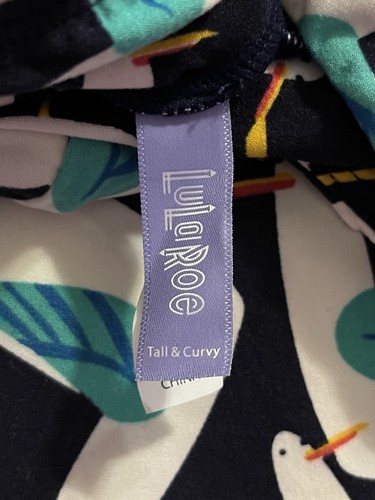 *NEW* LuLaRoe Women’s Leggings Size TC ~ Tall/Curvy~ SEAGULLS Birds Rare UNICORN - Picture 3 of 3