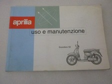 LIBRETTO USO E MANUTENZIONE PER APRILIA SCARABEO 50 cc  MOTORE MINARELLI
