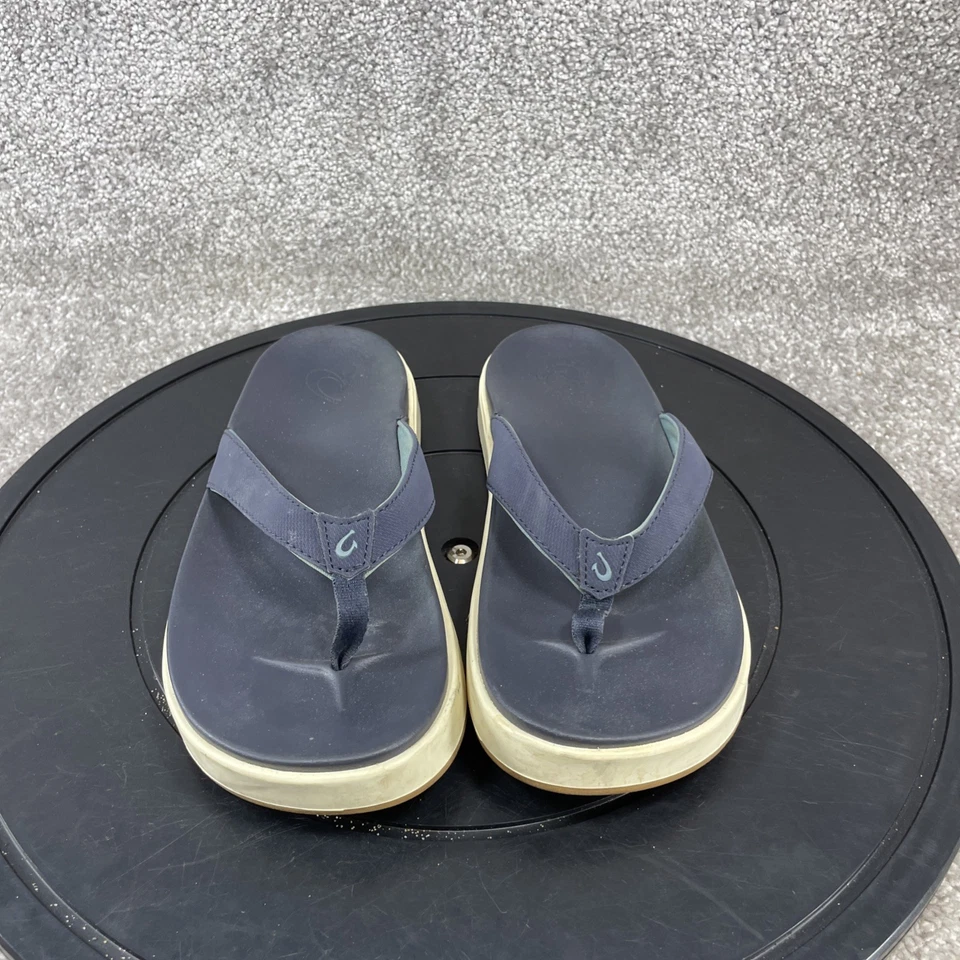 Sandalias Oakley para mujer talla 7 Nu'a Pi'o chanclas azul marino informales sin cordones tanga Foto 4 de 4