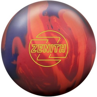 New! Brunswick Zenith Solid Reactive Bowling Ball, Red/Orange/Purple, 15LB