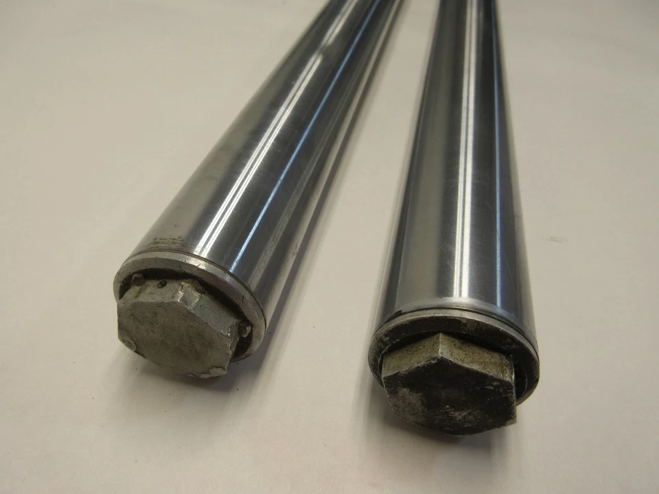 1972 OSSA FRONT WHEEL FORKS 35MM SINGLE TAB - Image 4 of 4