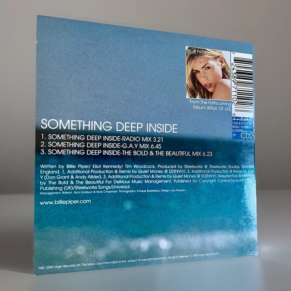 Something Deep Inside by Billie Piper (CD, 2000) Plus Poster & Gatefold Sleeve Foto 4 de 4