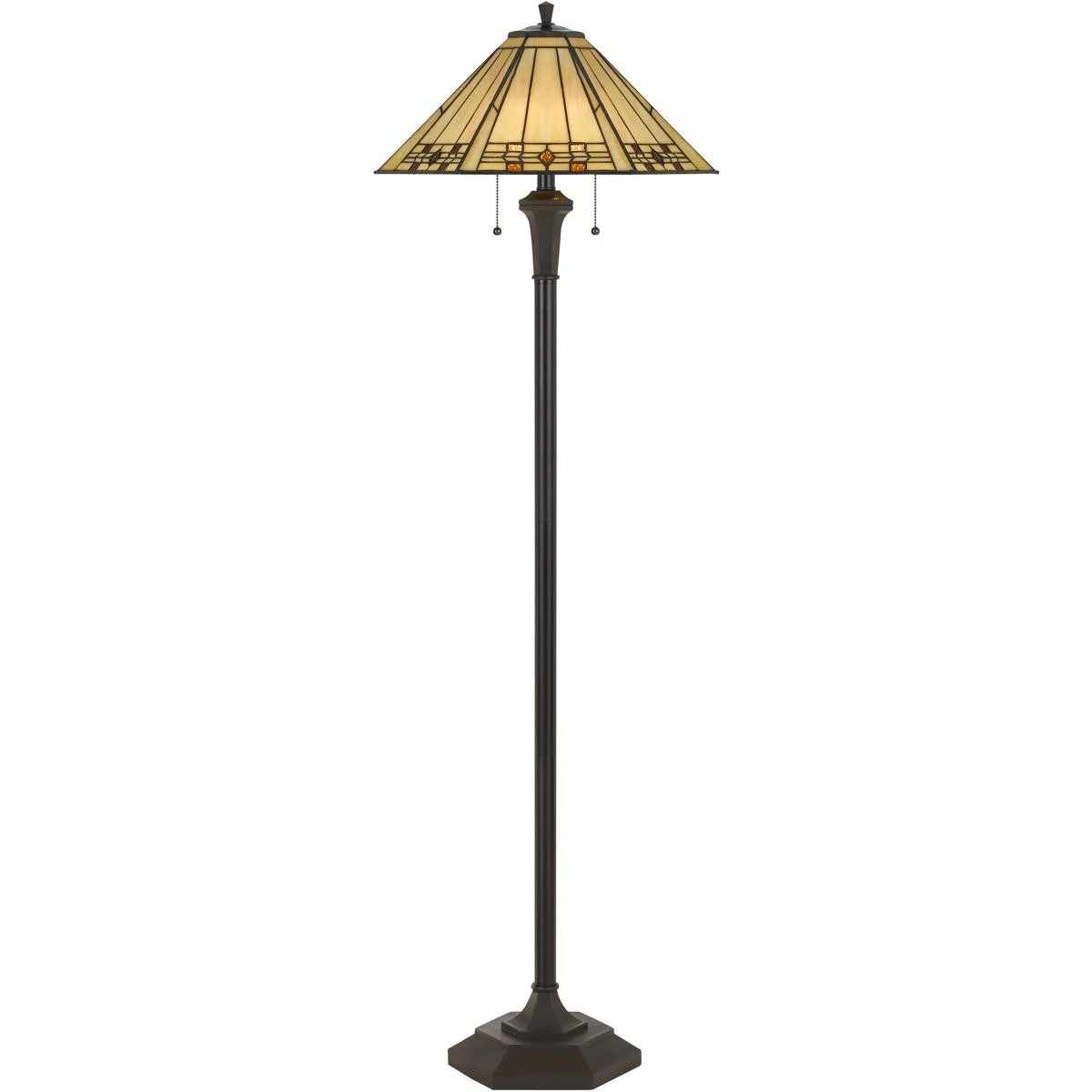 Cal Lighting Tiffany Floor Lamp