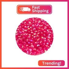 Mulutoo 1000 Pcs 6MM AB Color Crystal Acrylic Beads Round Faceted Crystal Plasti