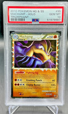 PSA 10 -2010 Pokemon HeartGold & SoulSilver Triumphant MACHAMP HOLO #95 (9987)