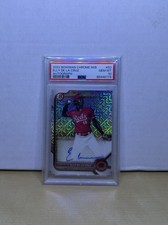 2022 Topps Bowman Chrome Mega Box Mojo Elly De La Cruz Reds AUTO PSA 10